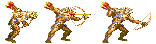 지원 사격 동작